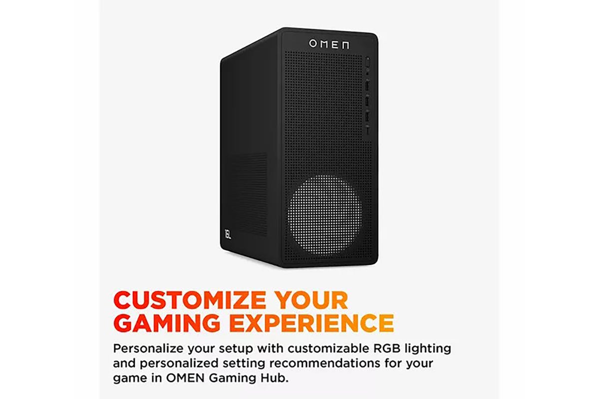 HP Omen Gaming Desktop 35L Intel Core Ultra 5 | 16GB | 1TB | GeForce RTX 5060 | Black-8