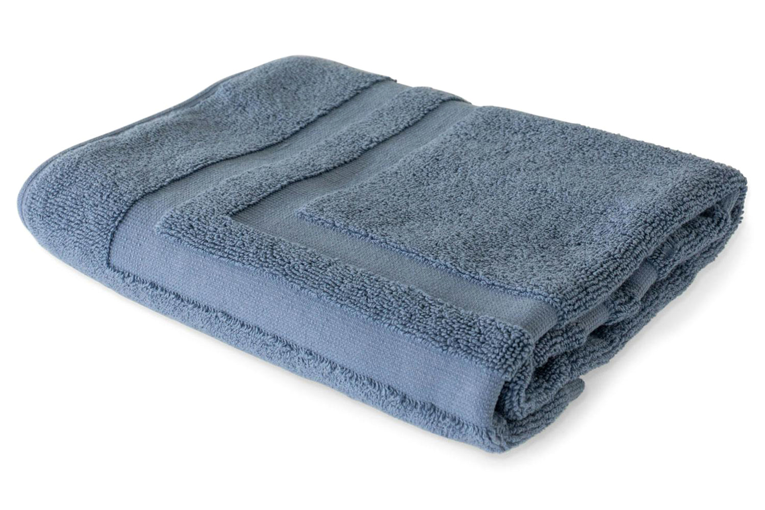 Cotton Terry Bathmat | Denim-5