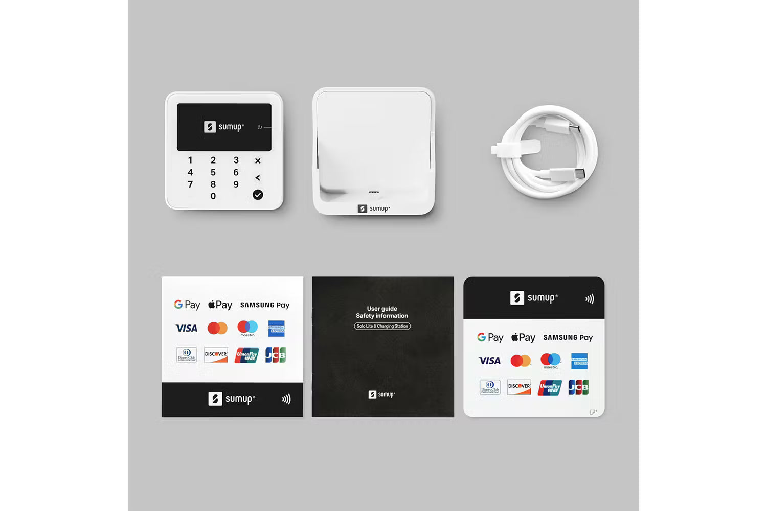 SumUp Solo Lite Card Reader with Charging Station-4