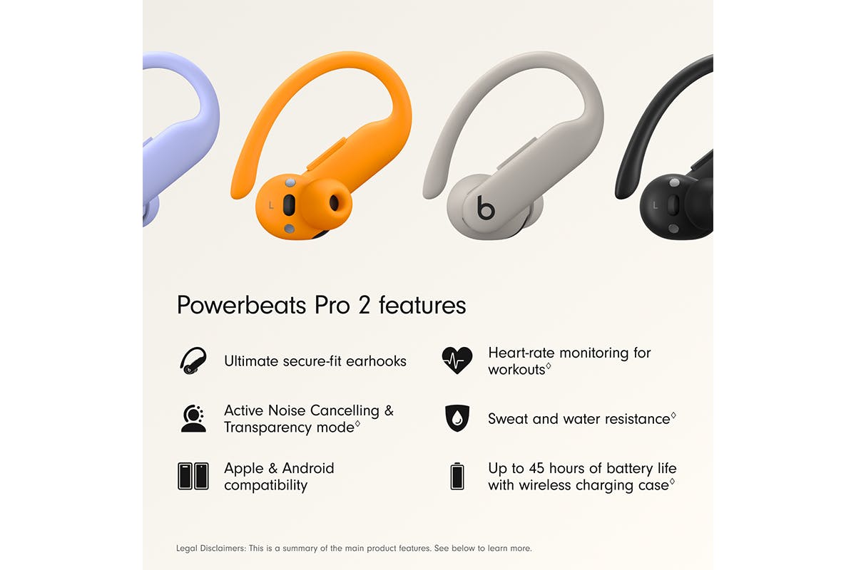 Beats Powerbeats Pro 2 Open-Ear True Wireless Active Noise Cancelling Earbuds | Quick Sand-2
