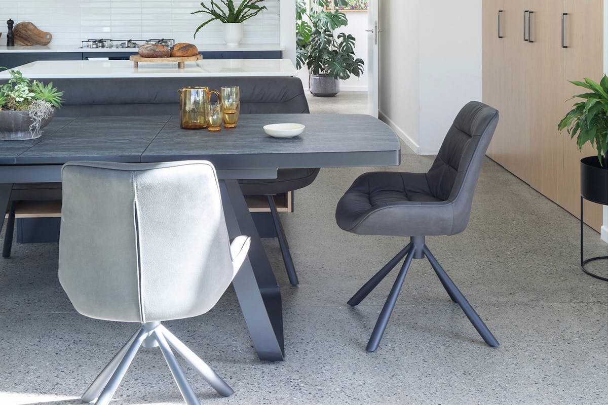 Bas Dining Chair | Swivel | Grey-14