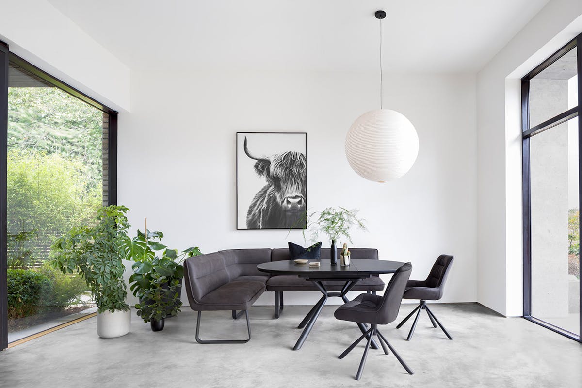 Baz Round Extending Dining Table-14