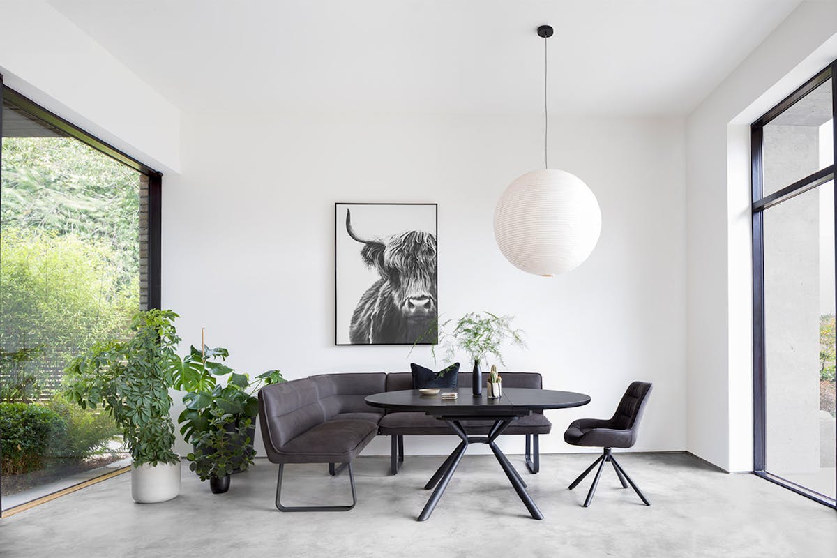 Bas Corner Bench | Grey-7