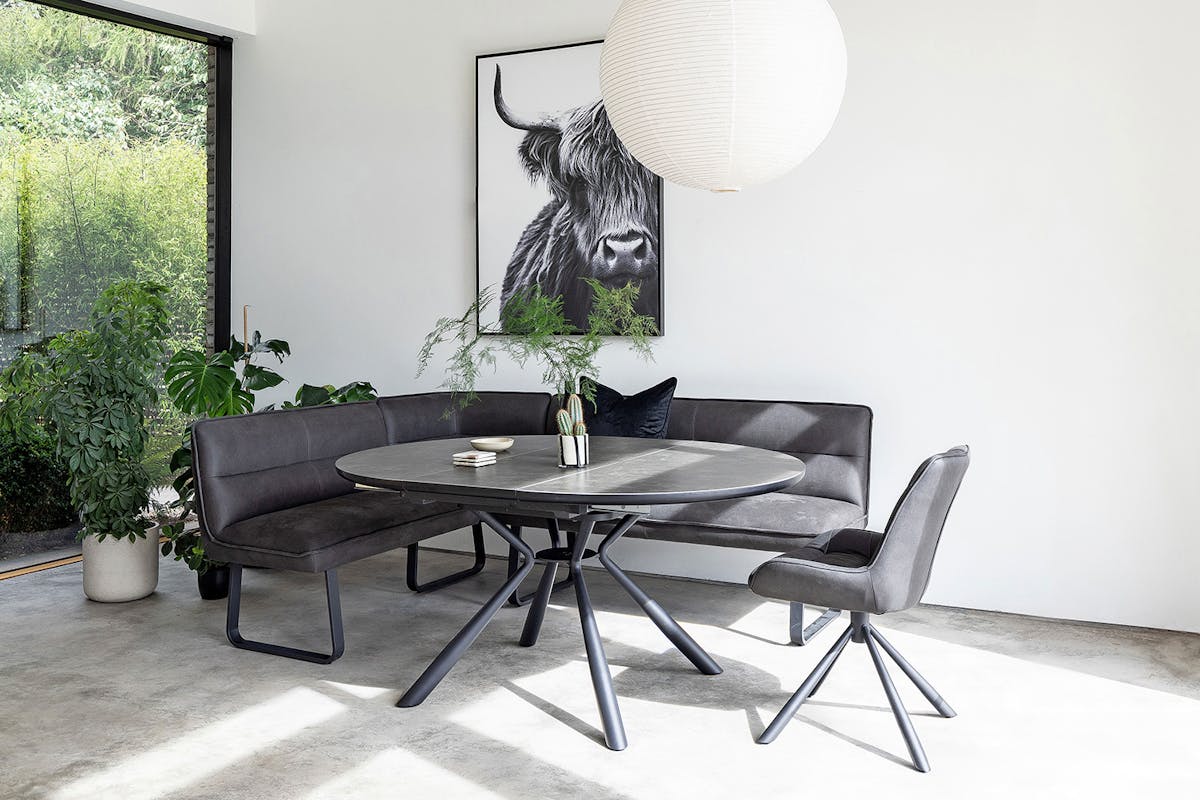 Bas Corner Bench | Grey-2