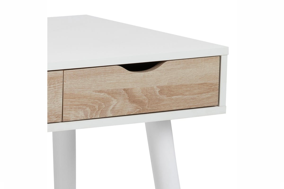 Bea Office Desk | Oak | White-5