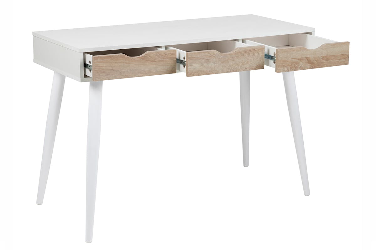 Bea Office Desk | Oak | White-4