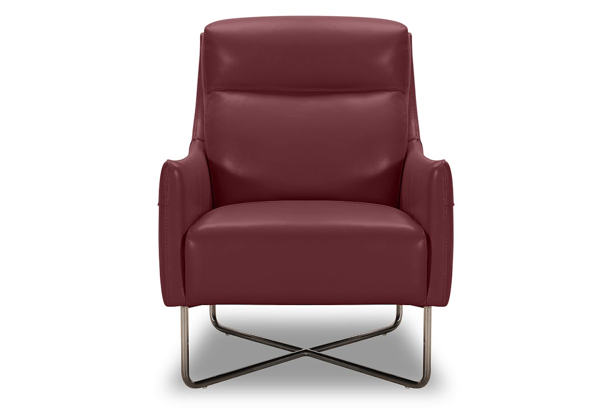 Wendy Accent Chair | Leather | Mustard-11