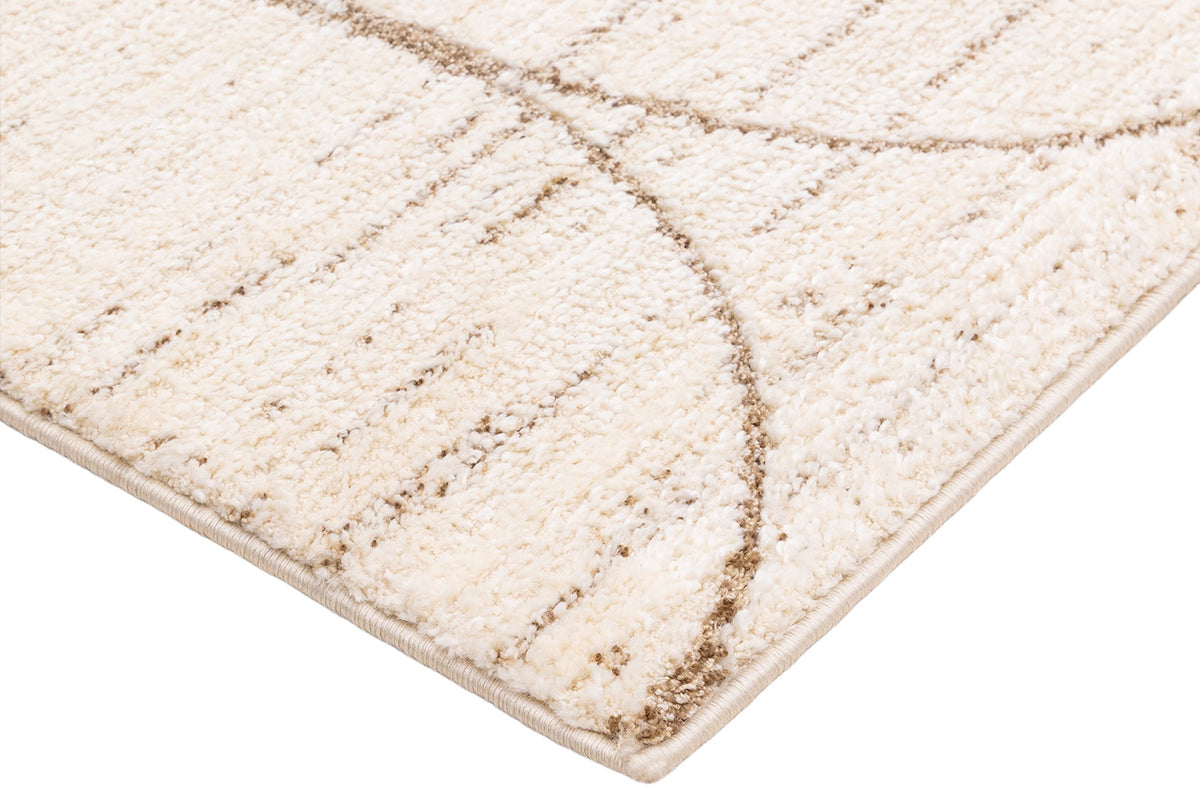 Bergen Circles Rug | Cream/White | 80 x 150 cm-4