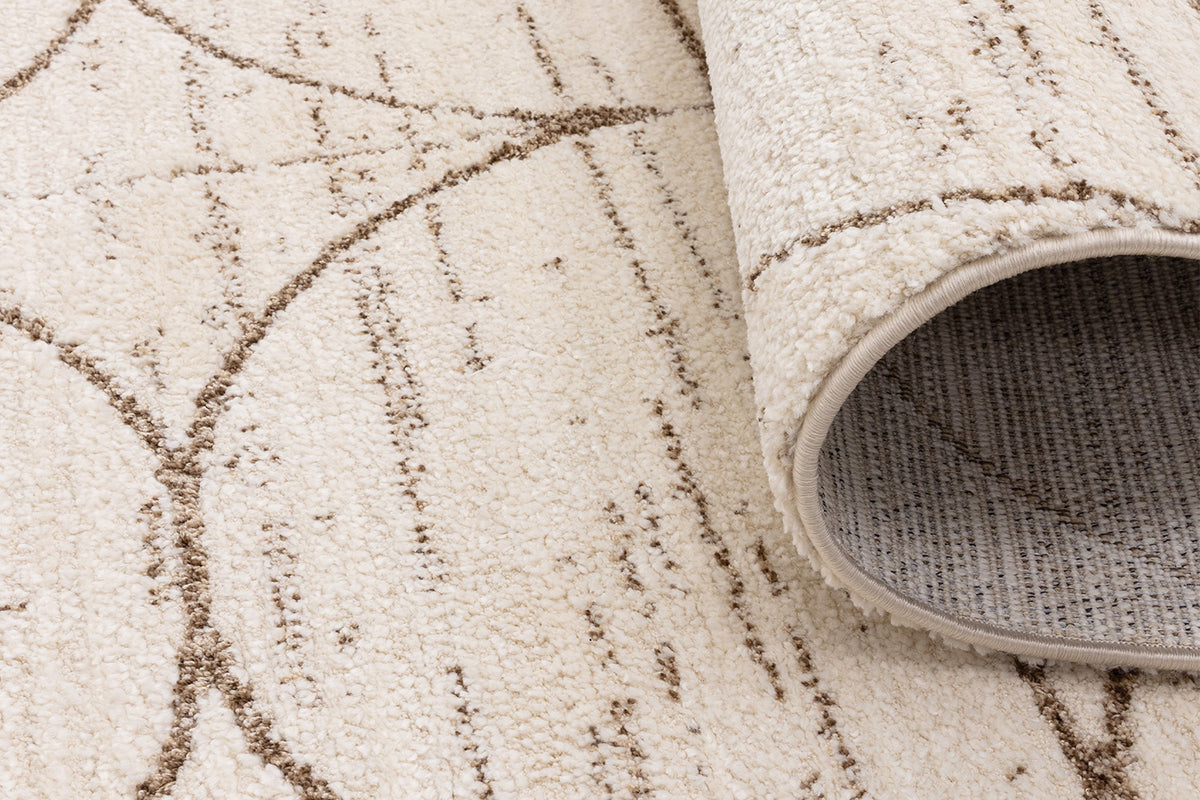 Bergen Circles Rug | Cream/White | 120 x 170 cm-5