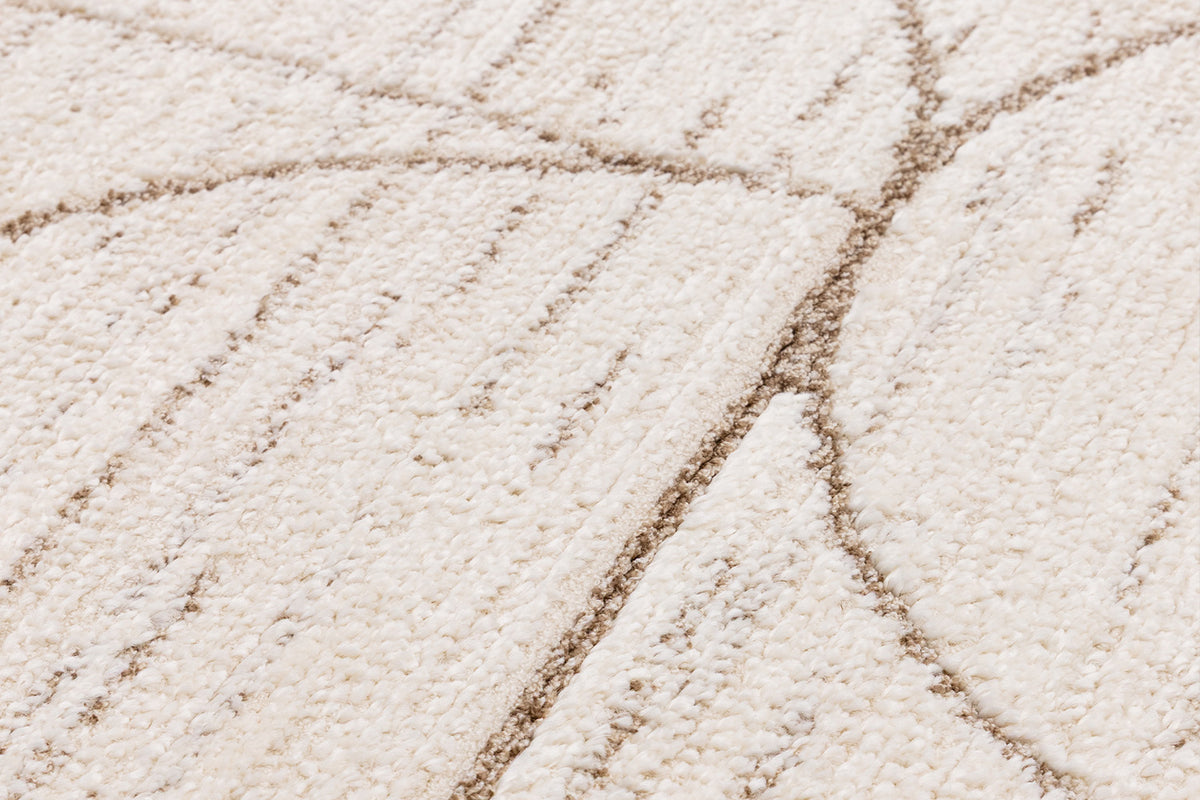 Bergen Circles Rug | Cream/White | 80 x 150 cm-6