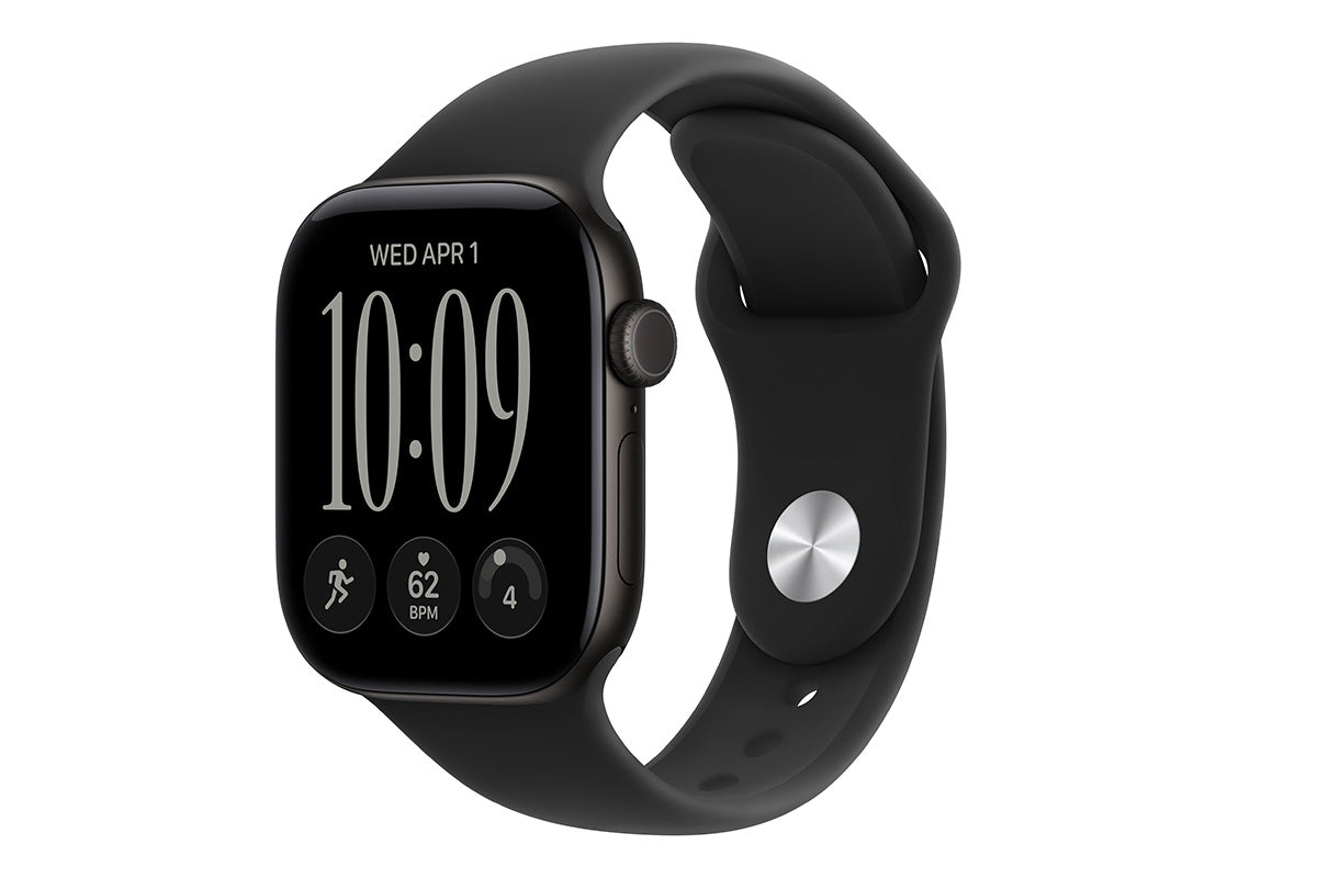 Apple Watch Series 12 | GPS | 42mm | Black Aluminium | Black Sport Band | M/L
