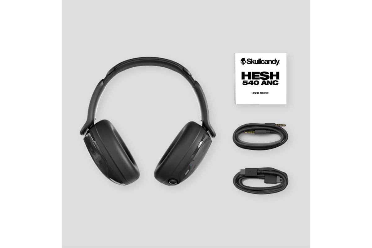 Skullcandy Hesh 540 ANC Wireless Headphones with Active Noise Cancelling | True Black-10