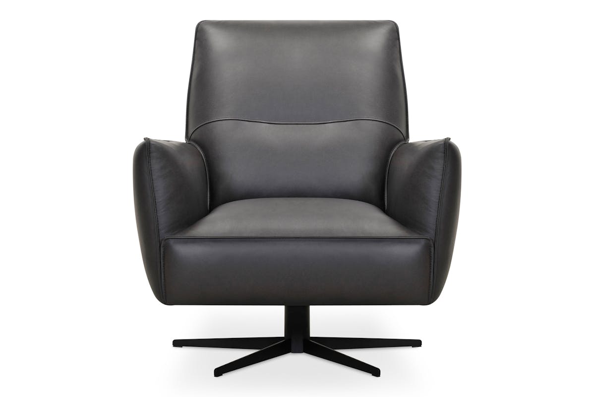 Alice Swivel Leather Armchair-8