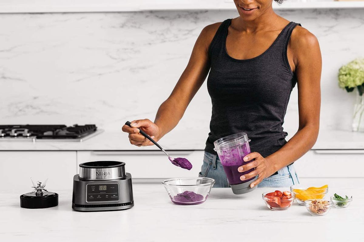 Ninja 2-in-1 Blender with Smart Torque & Auto-iQ | CB100UK | Silver-4