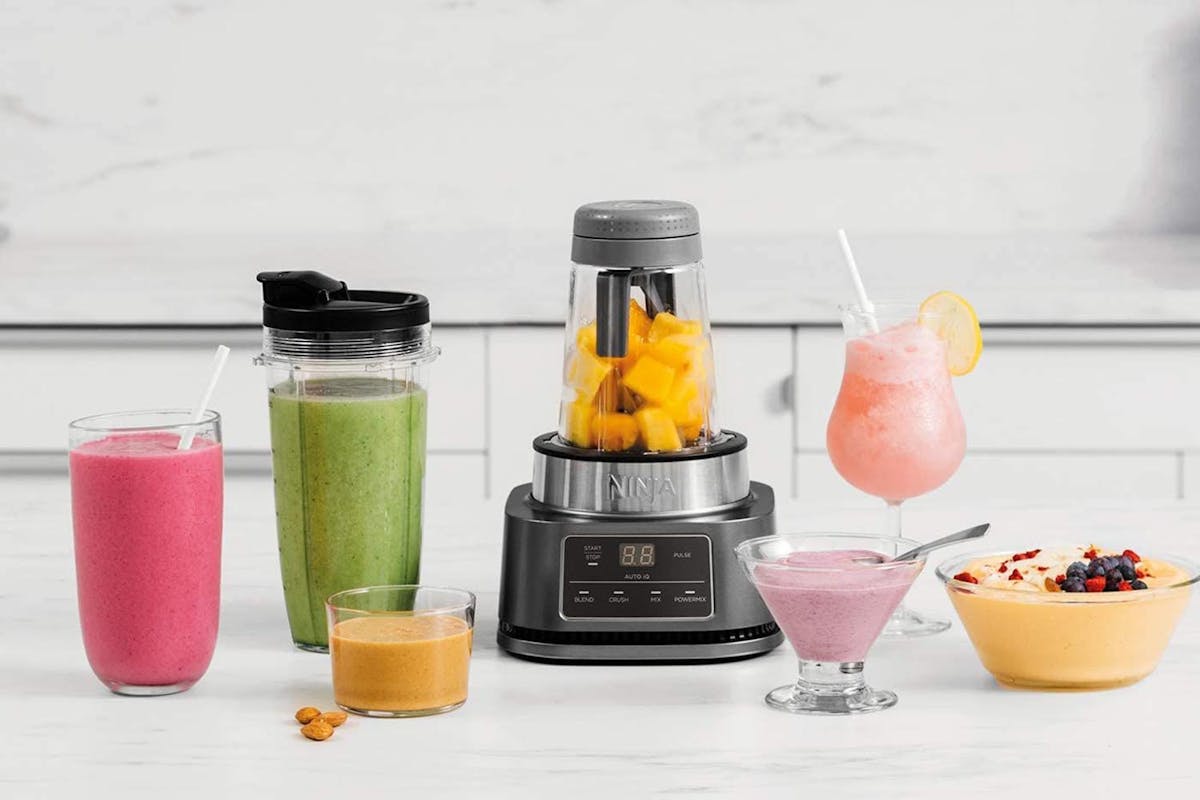 Ninja 2-in-1 Blender with Smart Torque & Auto-iQ | CB100UK | Silver-5
