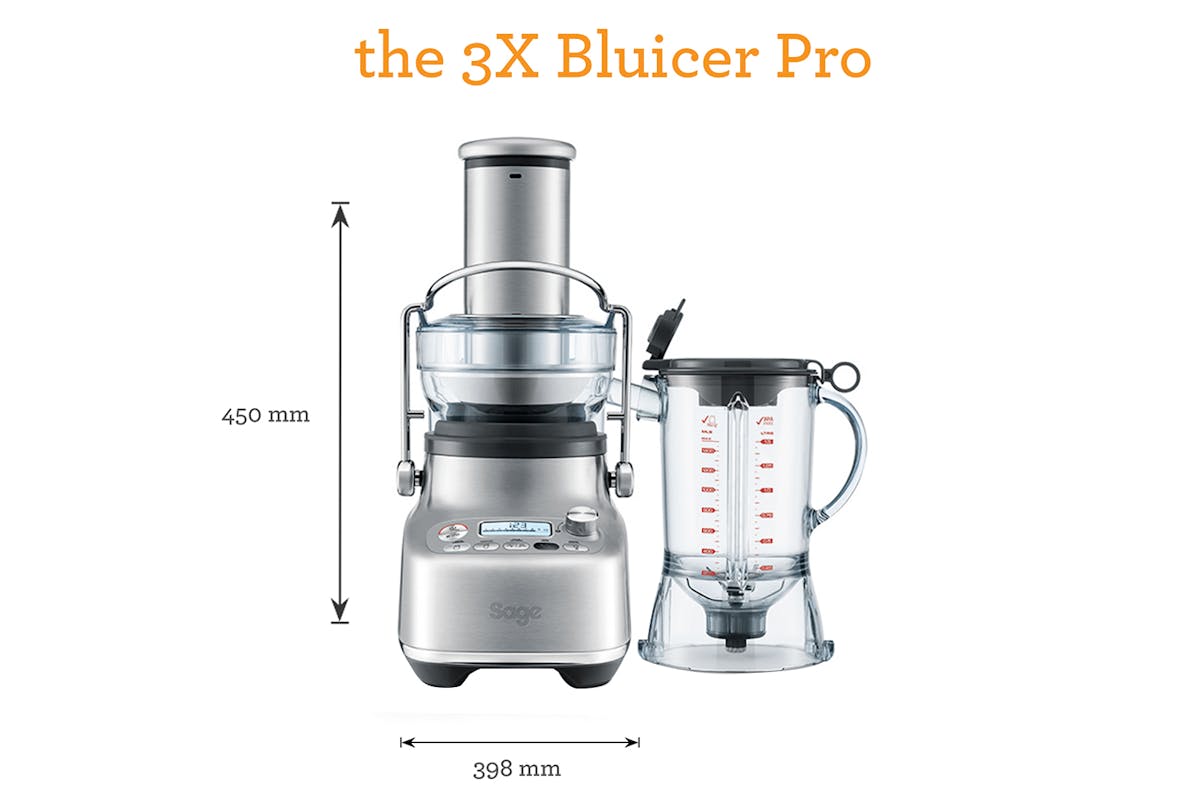 Sage The 3x Bluicer Pro Blender | SJB815BSS2GUK1 | Brushed Stainless Steel-14