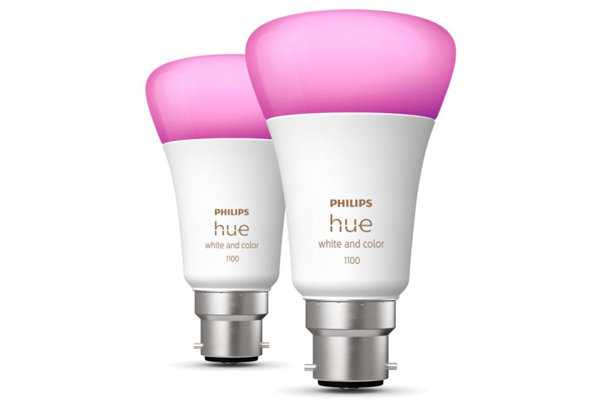 Philips Hue B22 Smart LED Bulbs | 2 Pack
