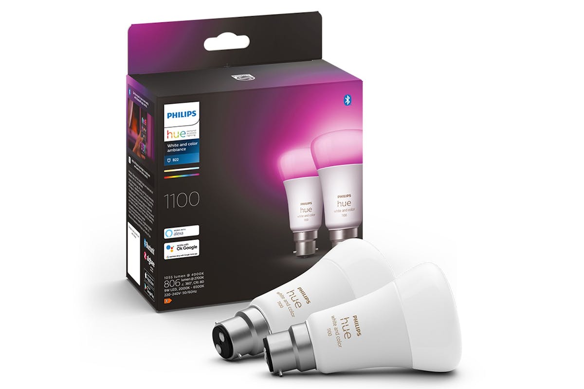 Philips Hue B22 Smart LED Bulbs | 2 Pack-5