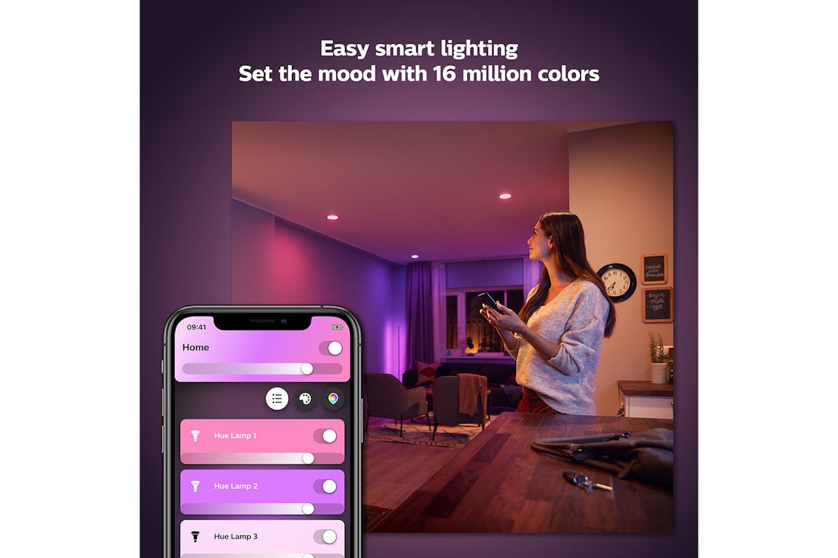 Philips Hue B22 Smart LED Bulbs | 2 Pack-9