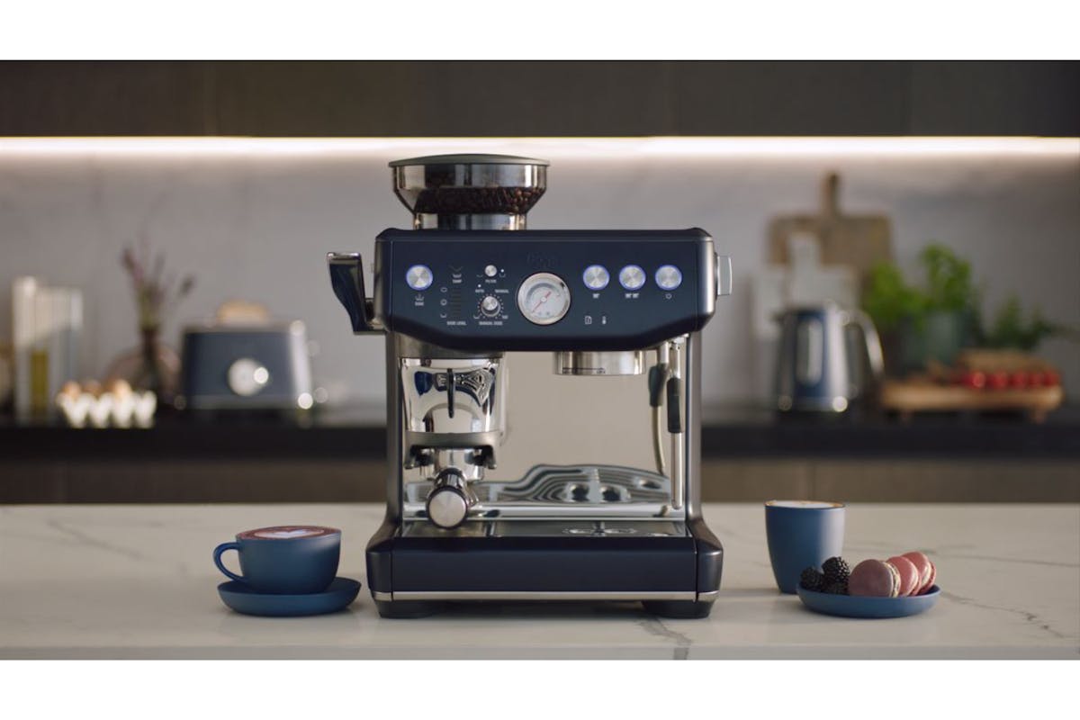 Sage The Barista Express Impress Espresso Coffee Machine | Damson Blue-8
