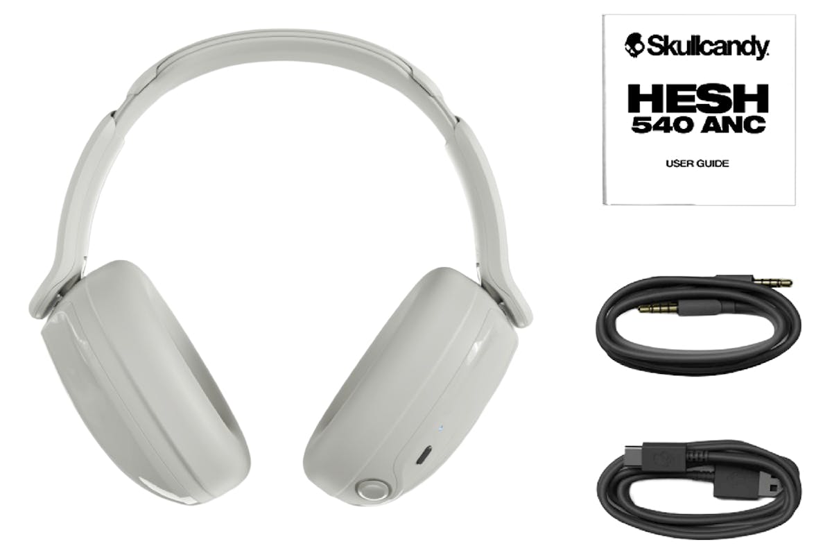 Skullcandy Hesh 540 ANC Wireless Headphones with Active Noise Cancelling | Bone-10