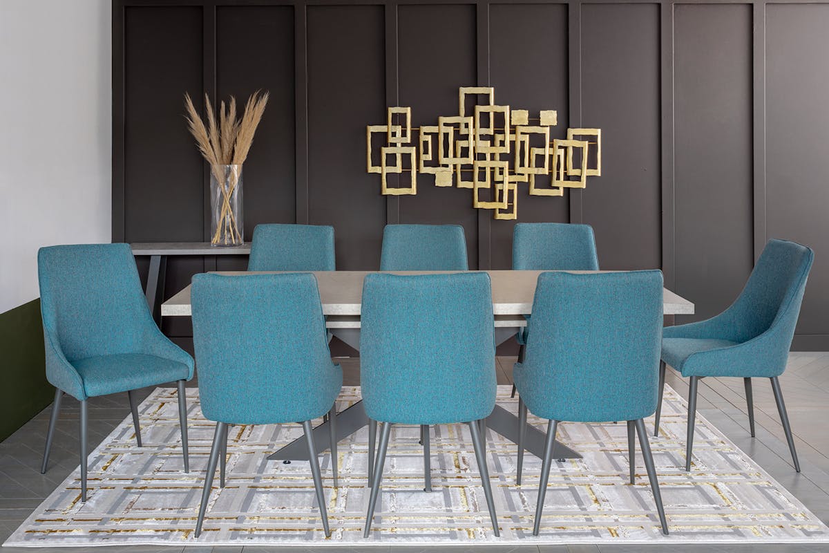 Bonnie Dining Chair | Teal-2