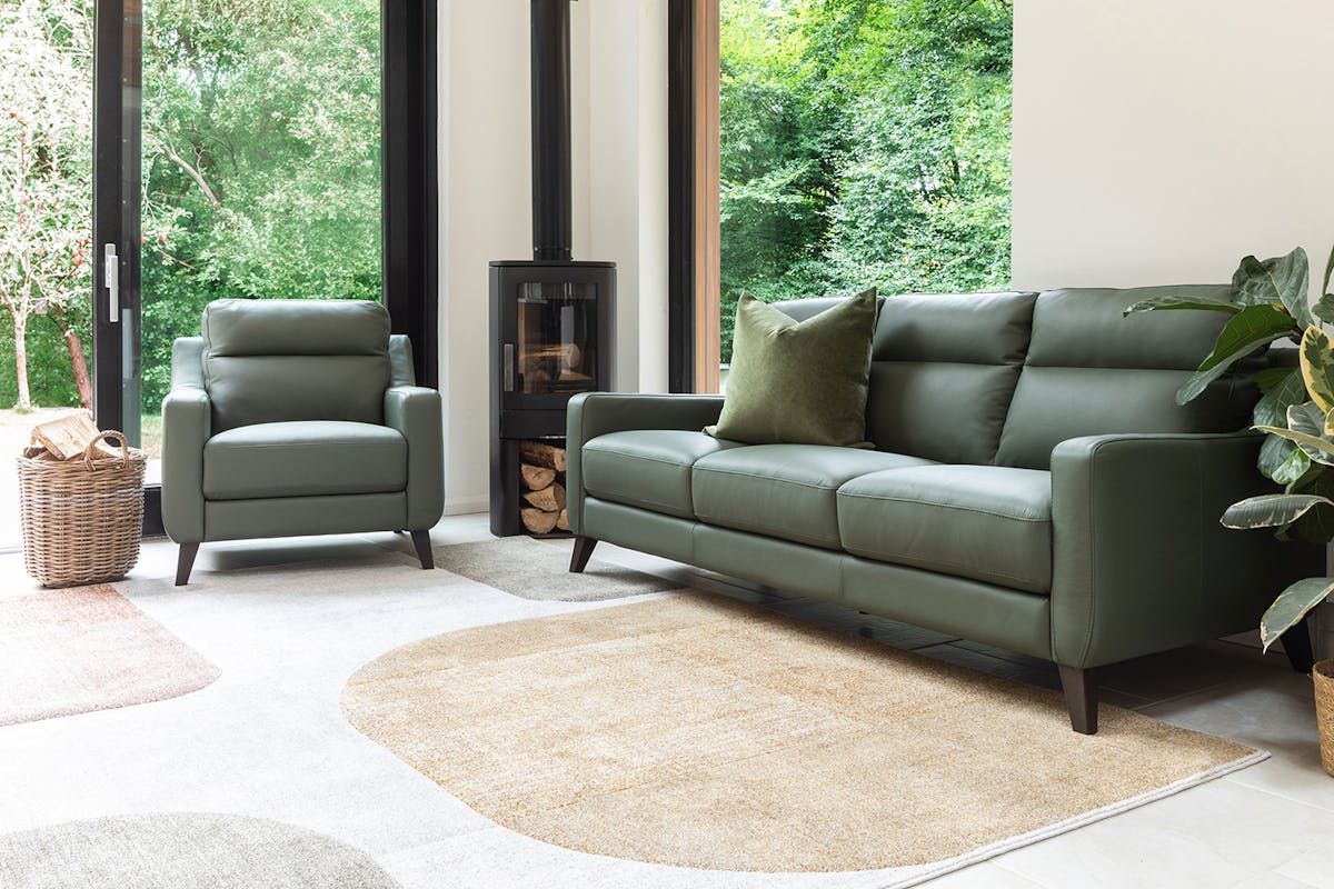 Borgo 3 Seater Maxi Sofa | Green-7
