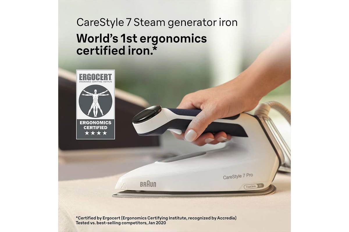 Braun 2400W CareStyle 7 Pro Steam Generator Iron | IS7282BL | Blue-6
