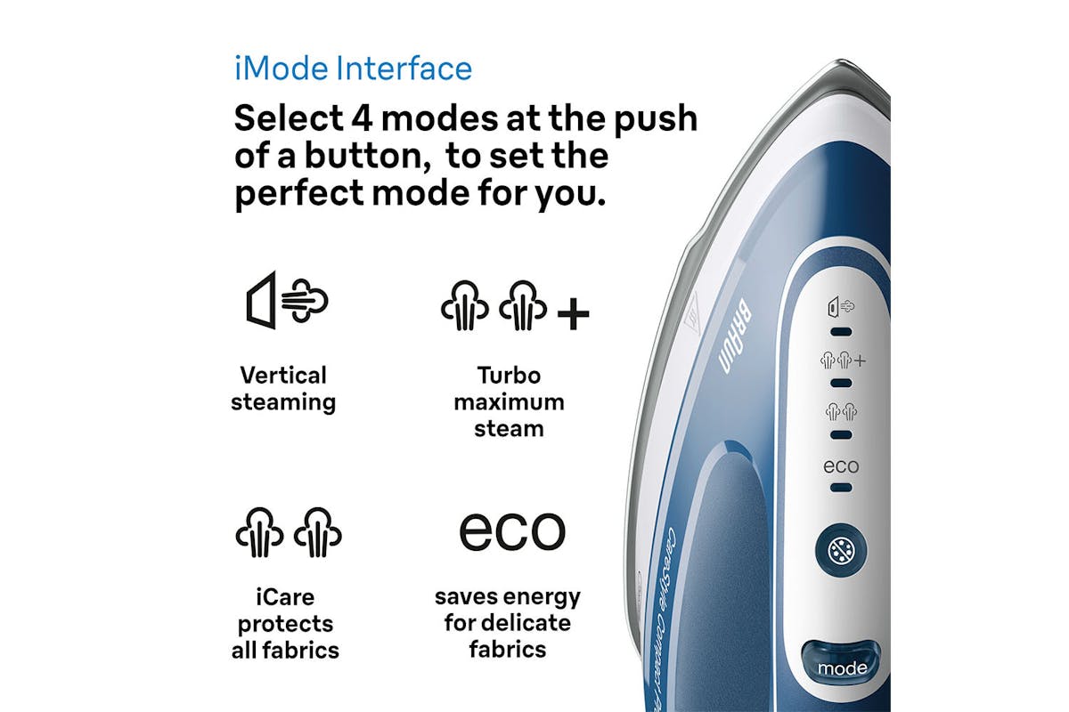 Braun 2400W CareStyle Compact Pro Steam Iron | IS2565BL | Blue-2