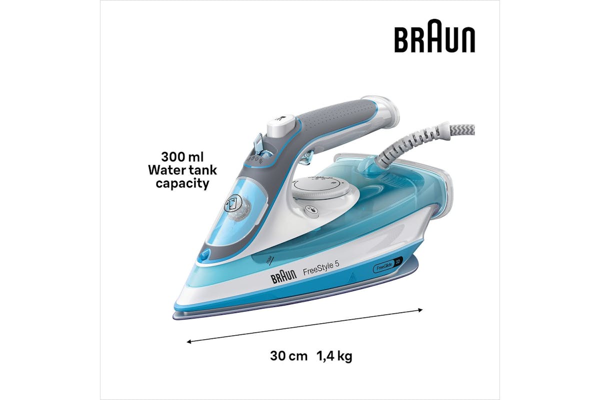 Braun TexStyle 5 2600W Steam Iron | SI5008BL | Blue-3