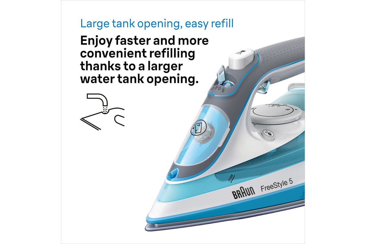 Braun TexStyle 5 2600W Steam Iron | SI5008BL | Blue-7