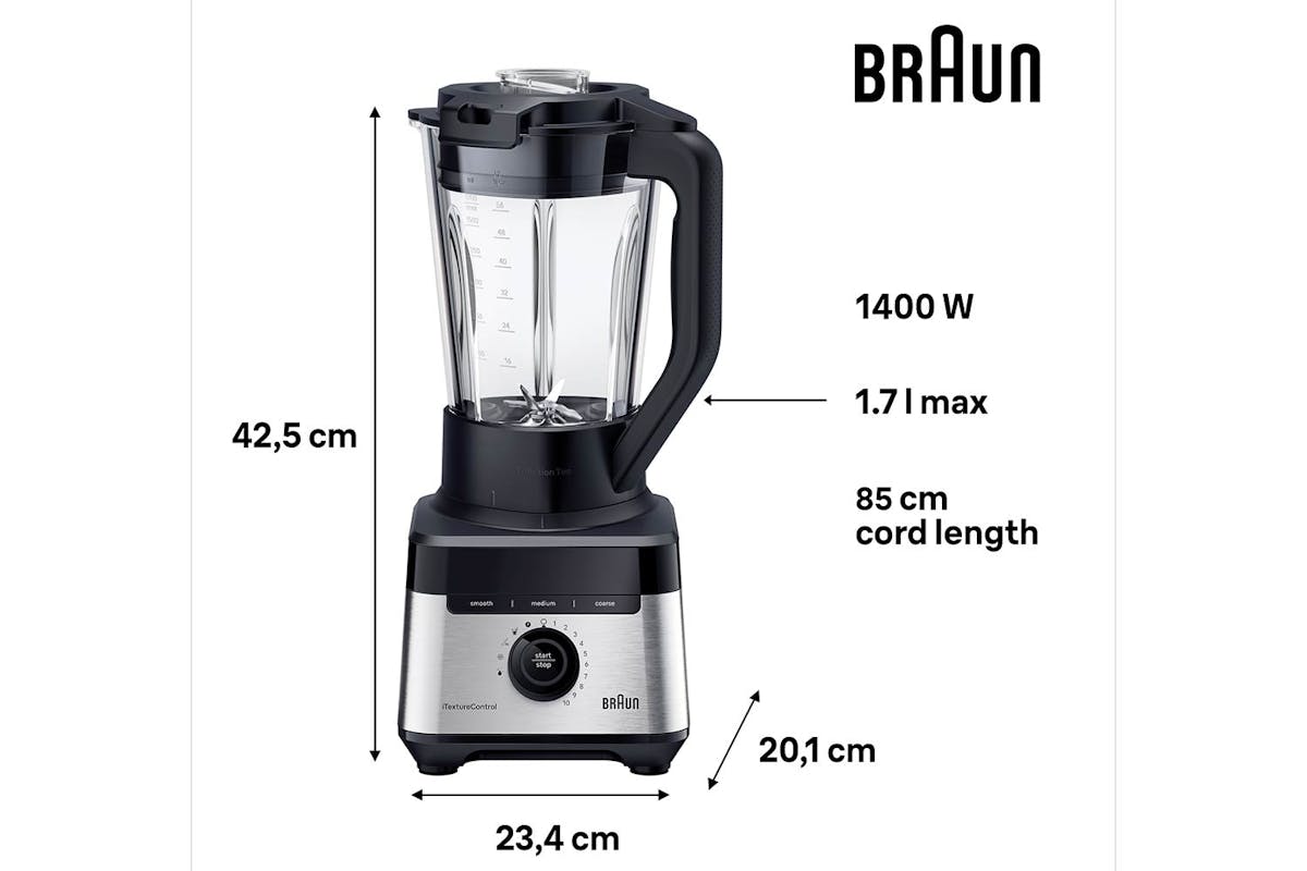 Braun PowerBlend 7 Jug blender 1400W | JB7551BK | Black-4