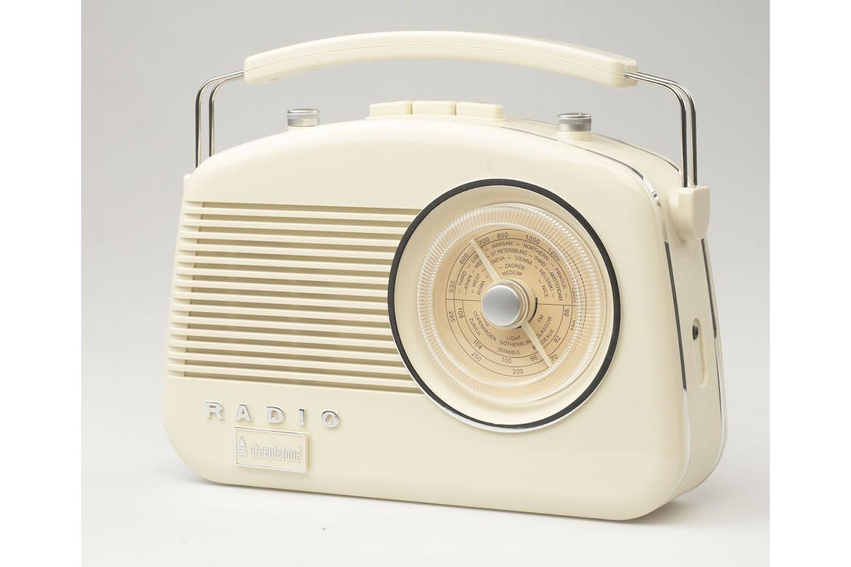 Steepletone BT Retro Radio | Beige