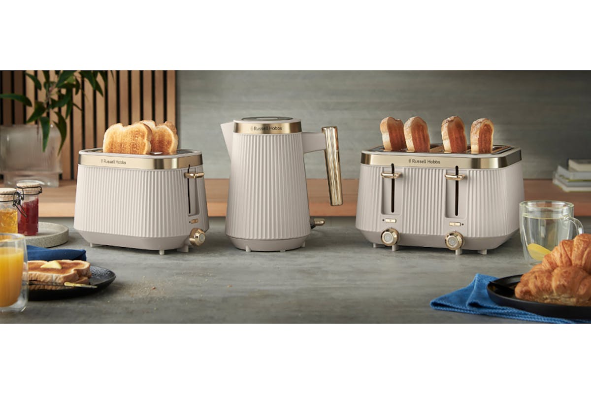 Russell Hobbs Bronte 4 Slice Toaster | 26771 | Stone-4
