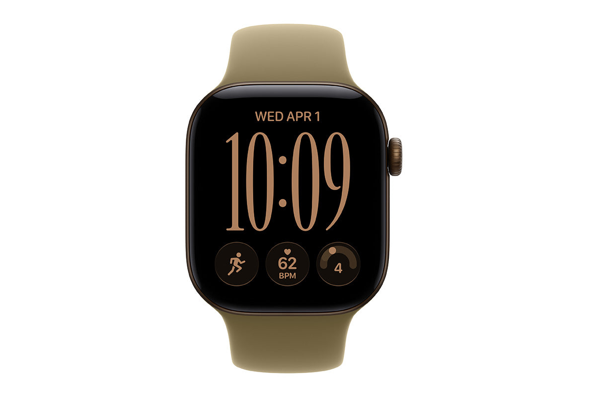 Apple Watch Series 12 | GPS | 42mm | Dark Bronze Aluminium | Olive Sport Band | S/M-2