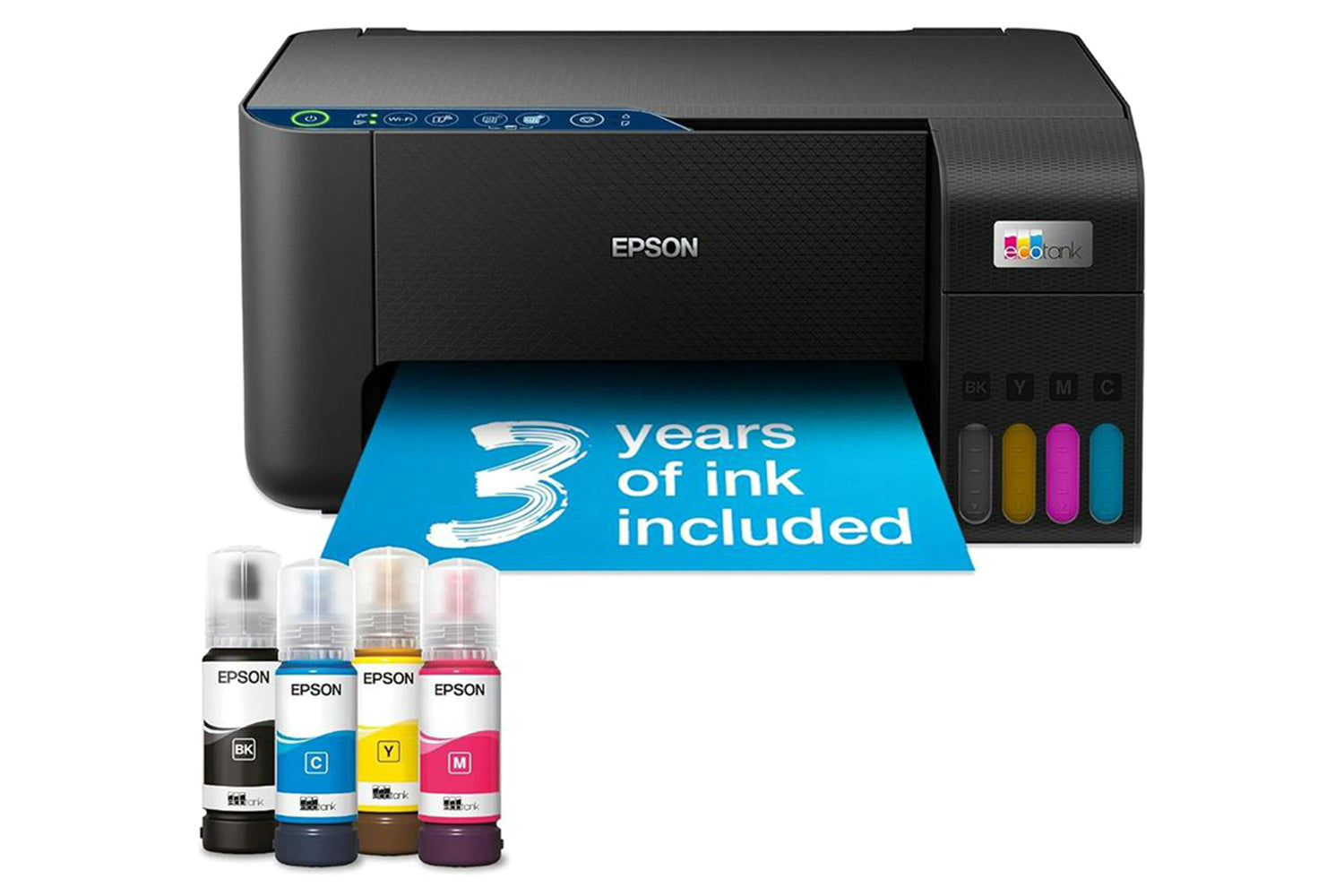 Epson EcoTank ET-2861 A4 Multifunction Wi-Fi Ink Tank Printer | Black