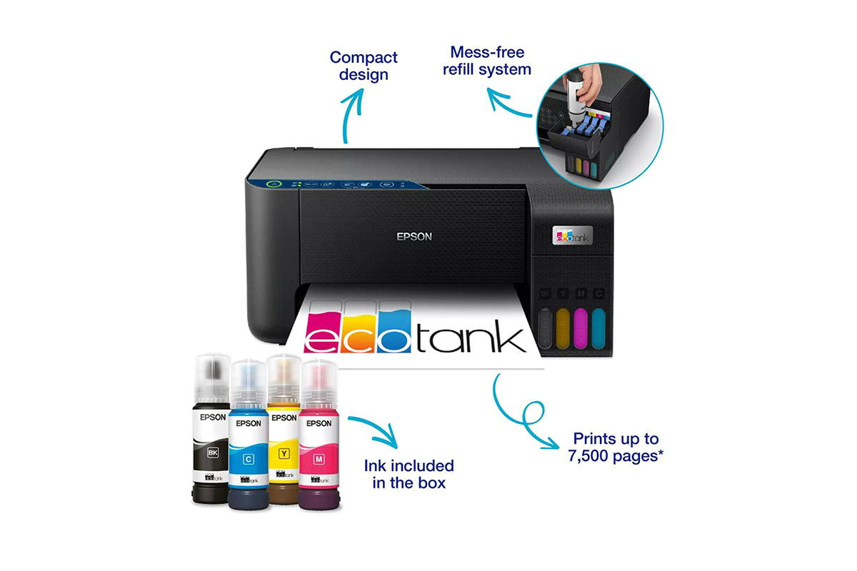 Epson EcoTank ET-2861 A4 Multifunction Wi-Fi Ink Tank Printer | Black-7