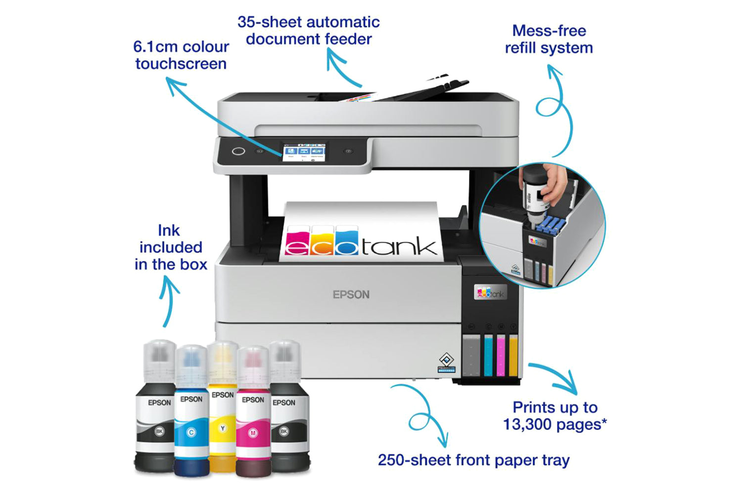Epson EcoTank ET-5150 All-in-One Inkjet Printer-3