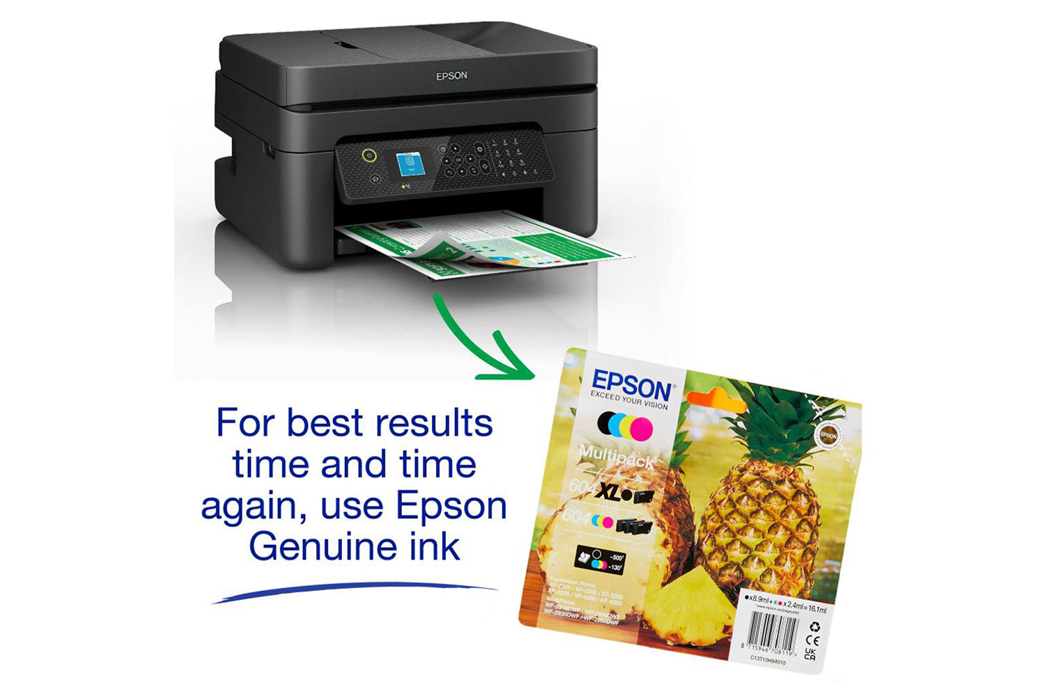 Epson WorkForce WF-2930DWF All-in-One Multifunction Printer | Black-9