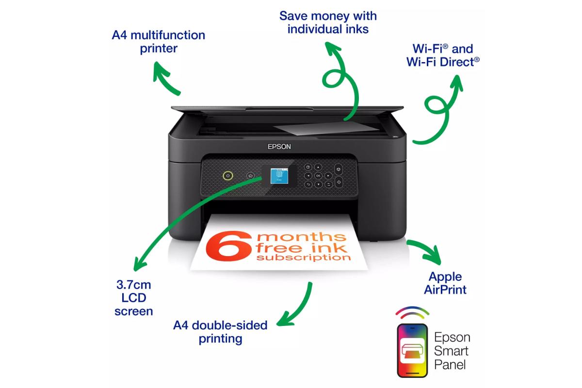 Epson Xp-3200 Multifunction Wireless Inkjet Printer | Black-6