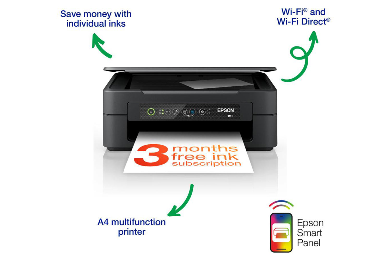 Epson Expression Home XP-2200 Multifunction Inkjet Printer | Black-4