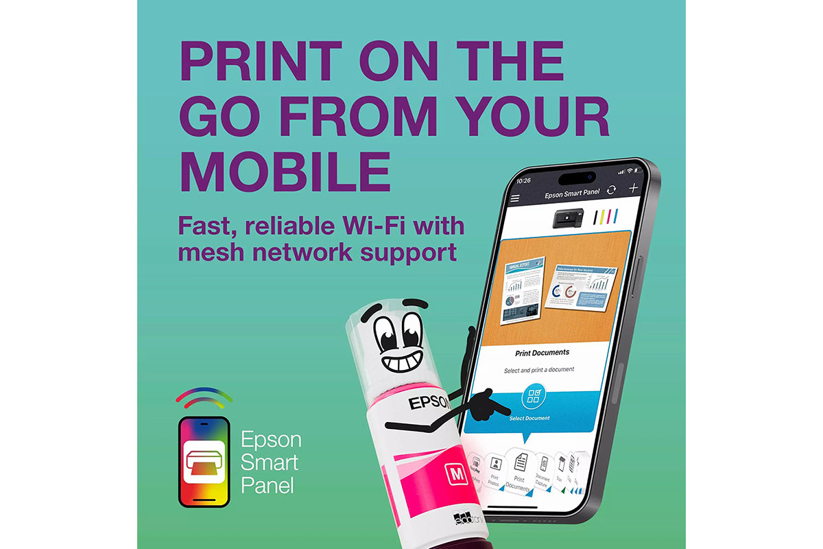 Epson EcoTank ET-2911 A4 Wi-Fi & AirPrint Ink Tank Printer | Black-7