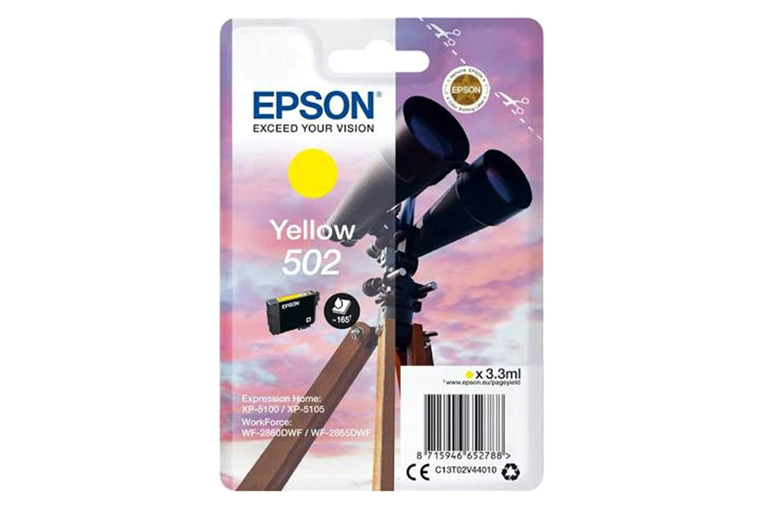 Epson 502 Binoculars Ink Cartridge | Yellow-2