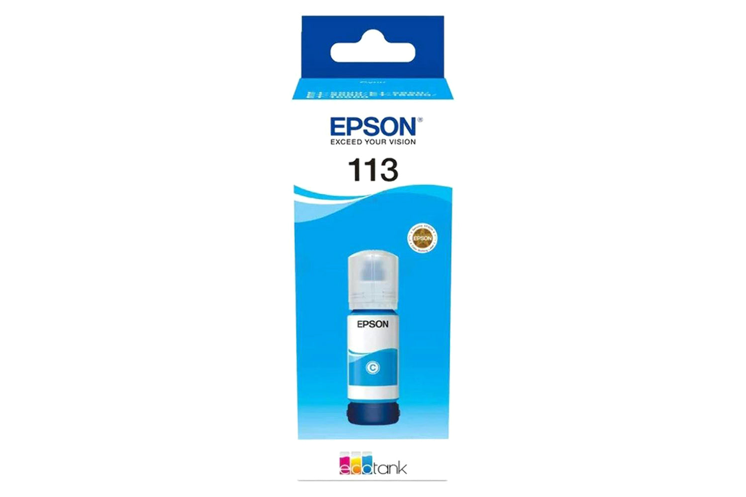Epson 113 EcoTank Pigment Ink Bottle | Cyan