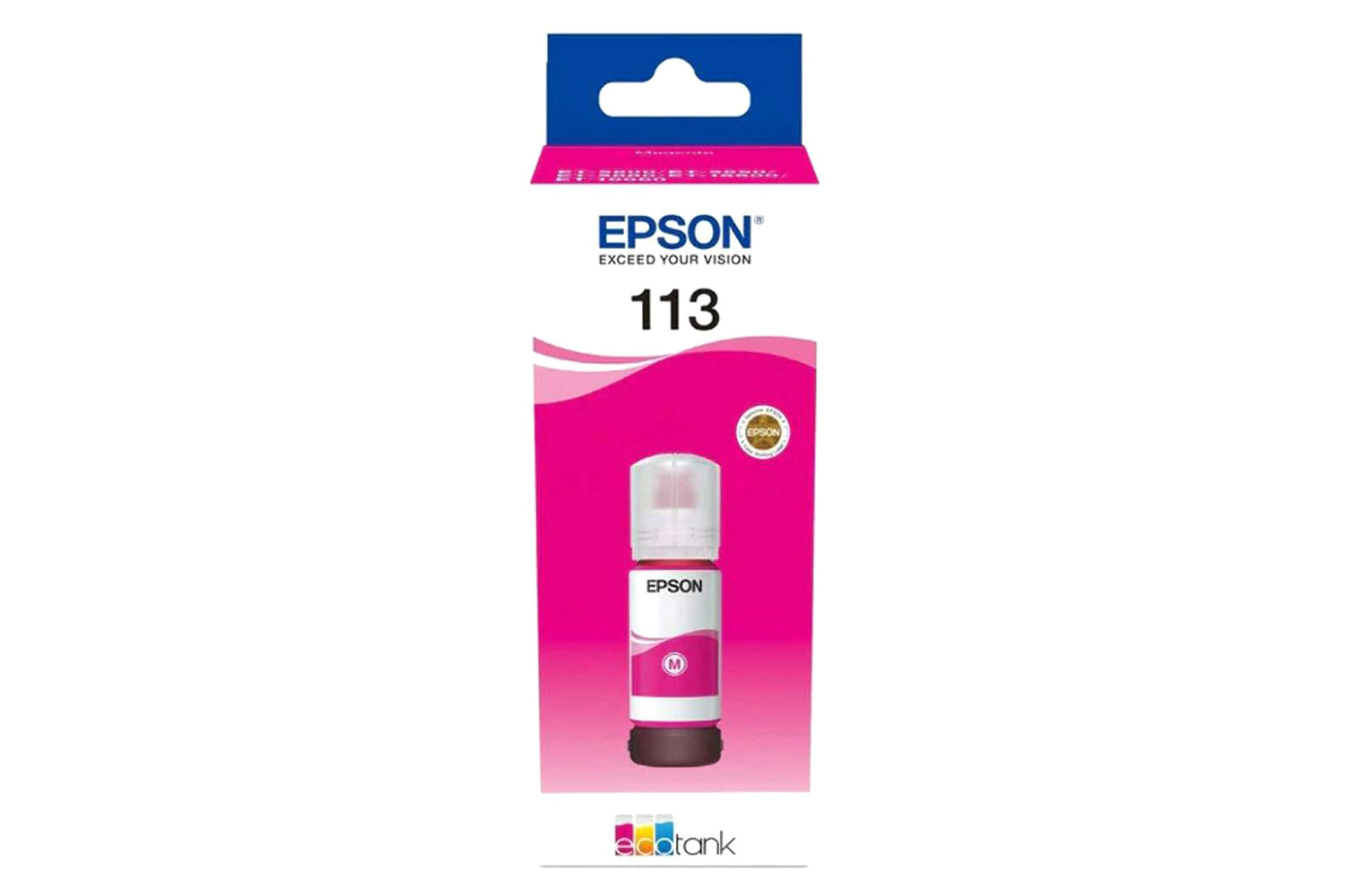 Epson 113 EcoTank Pigment Ink Bottle | Magenta