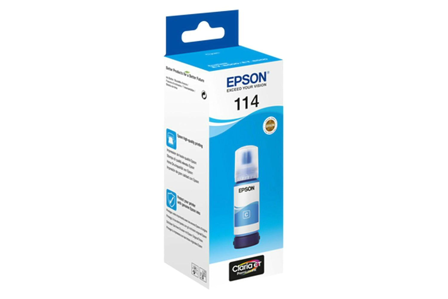 Epson T07B2 114 Eco Tank Ink Bottle | 70ml | Cyan-2