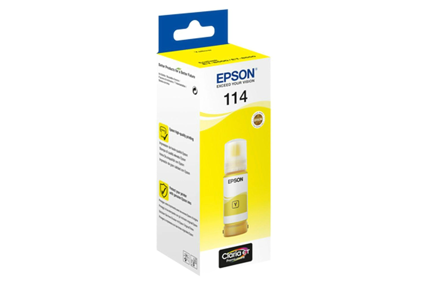 Epson T07B4 114 Eco Tank Ink Bottle | 70ml | Yellow-2