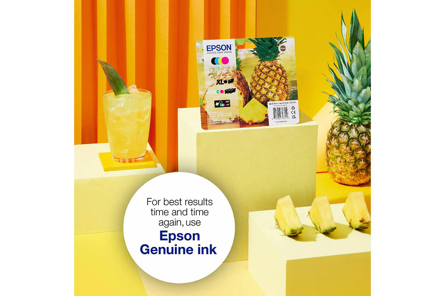 Epson 604 Pineapple Individual Genuine Ink | Black-4