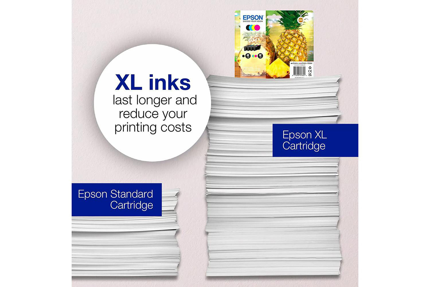 Epson 604 Pineapple Individual Genuine Ink | Magenta-5
