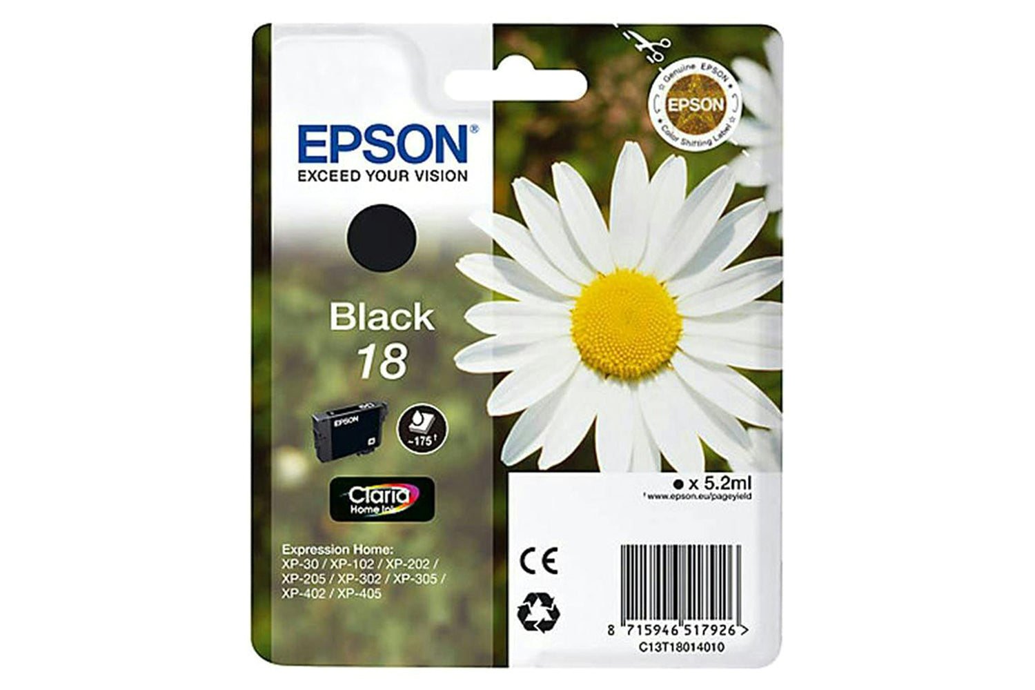 Epson C13 Black Ink | T18014010